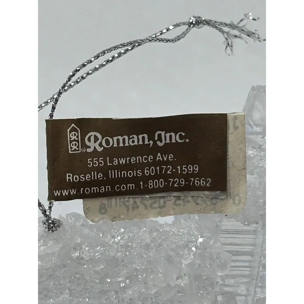 Icy Look Clear‎ acrylic Church building Christmas Tree Light Cover Ornament